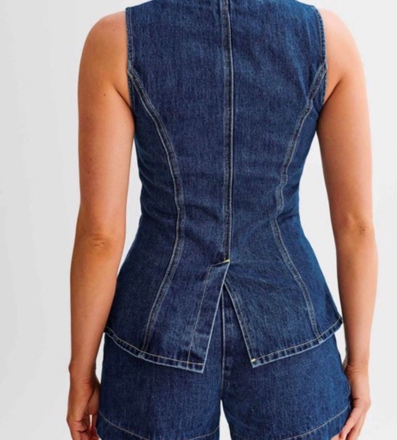 Milano Denim Short Set